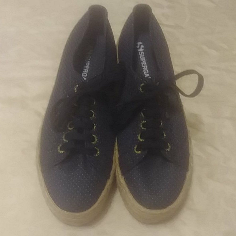 Superga Canvas Platform Espadrille - Picture 3 of 6
